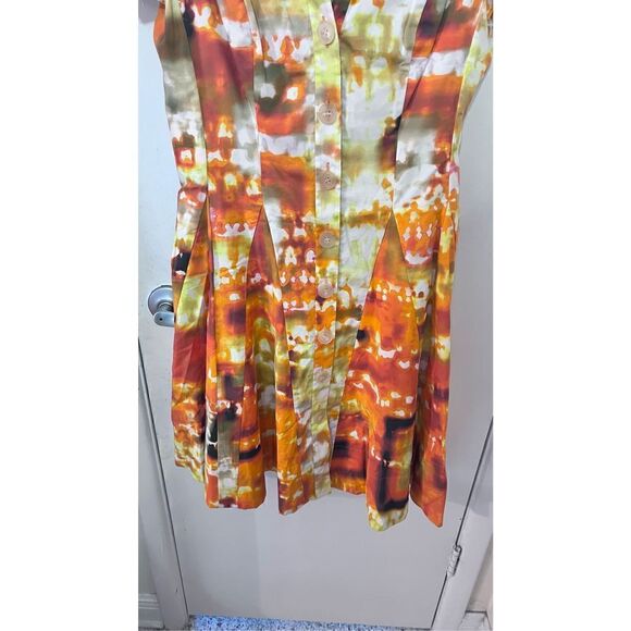 LAFAYETTE 148 NEW YORK MINI FLOWER COTTON DRESS WOMENS SIZE 2 - Picture 5 of 10